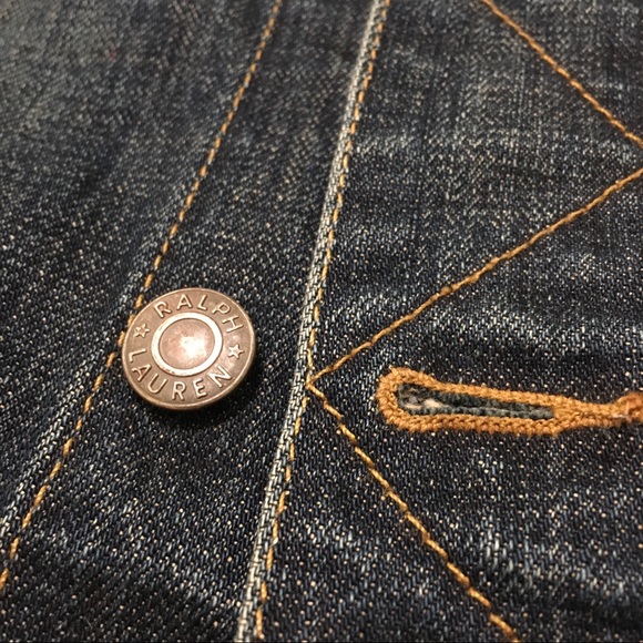 Ralph Lauren Dungarees Trucker Denim Jean  Jacket in great used condition - Picture 3 of 4
